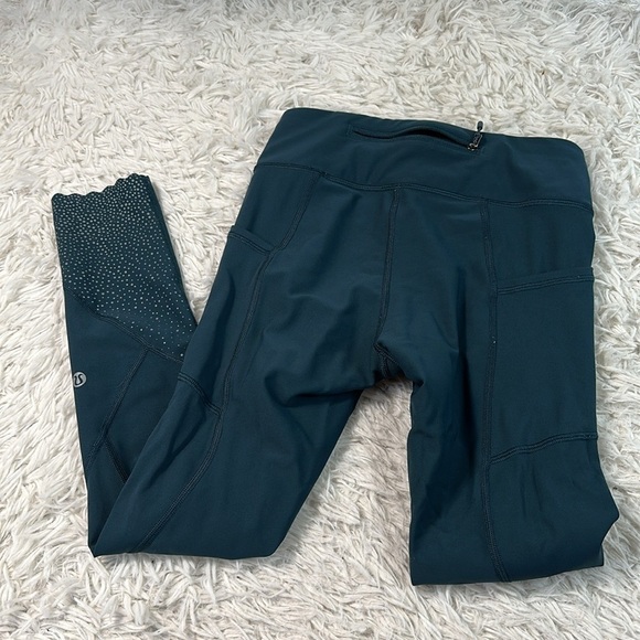 Lululemon Tight Stuff Tight II (25") Nocturnal Teal - Picture 4 of 6